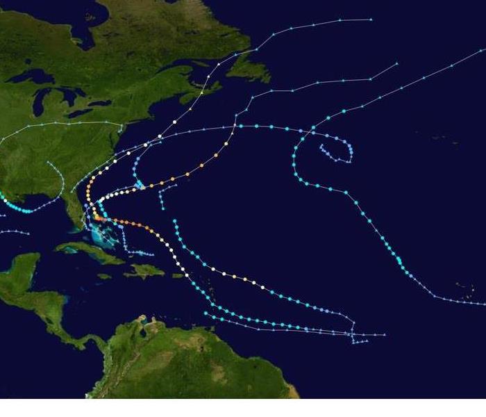 Atlantic Hurricane Map